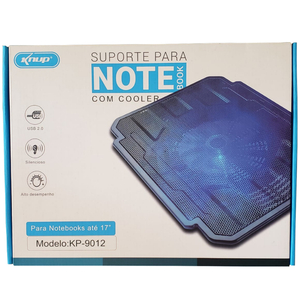 BASE COM COOLER PARA NOTEBOOK - KNUP KP-9012