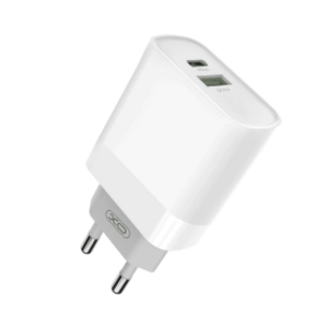 CARREGADOR COM ENTRADA USB + TIPO-C XO-L64