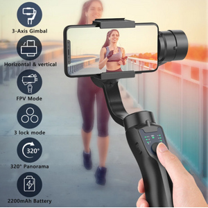 GIMBAL ESTABILIZADOR DE FILMAGEM CELULAR ANTI-VIBRAÇÃO