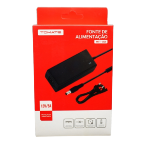 FONTE DE ALIMENTAÇÃO 12V 5A TOMATE MTT-1205