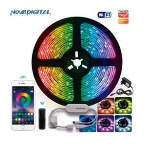 KIT FITA DE LED INTELIGENTE RGB WI-FI - NOVADIGITAL - CLW03