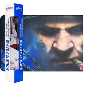 MOUSE PAD GAMER TEMÁTICO 90X40MM - EXBOM MP-9040A