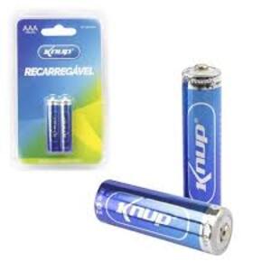 PILHA RECARREGÁVEL 1100MAH KNUP KP-2800AAA 2UNID.