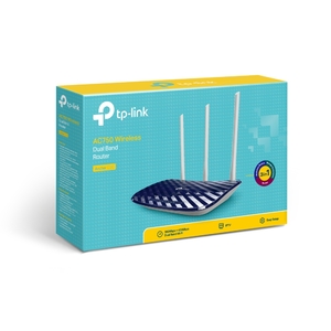 ROTEADOR DUAL BAND TP-LINK ARCHER C20 AC750 COM 3 ANTENAS