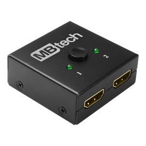 SWITCH BIDIRECIONAL HDMI COM 2 SAÍDAS - MBTECH MB84245.