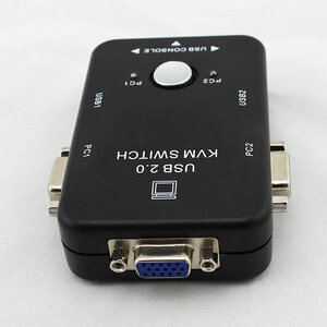 SWITCH 2 PORTAS USB 2.0 KVM VGA